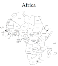 JigsawGeo Africa Map