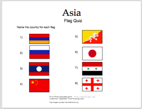 JigsawGeo Asia Map