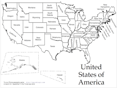 JigsawGeo United States Map