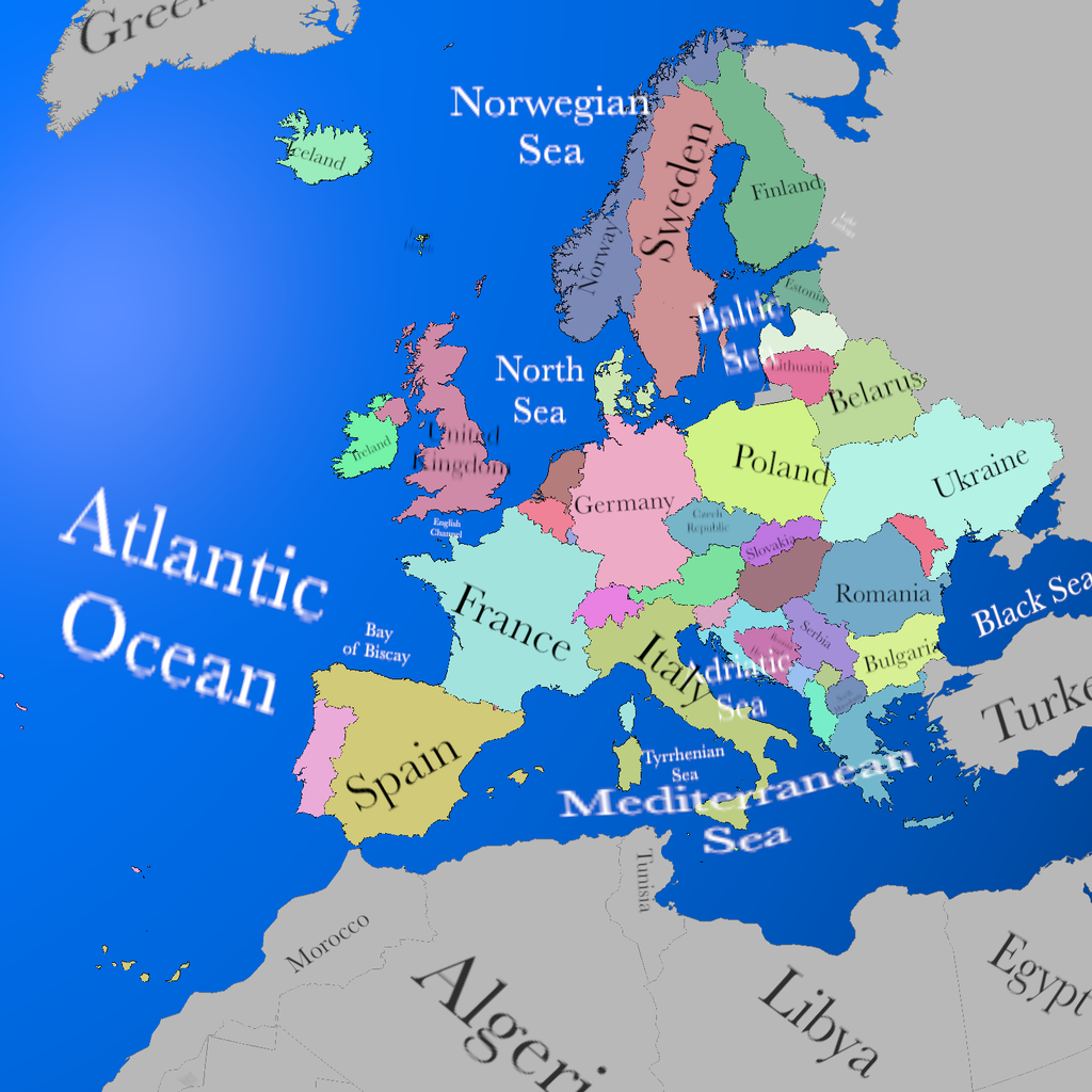 Europe map