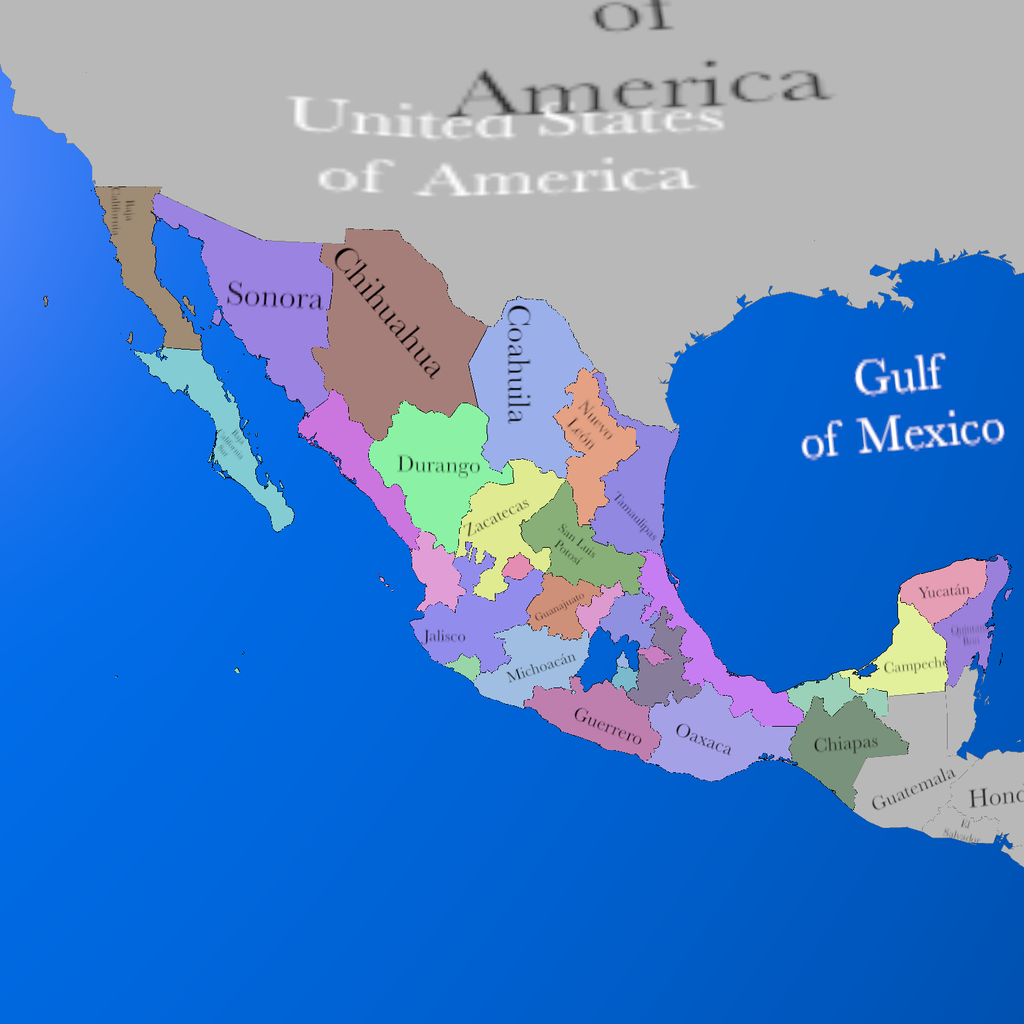 Mexico map